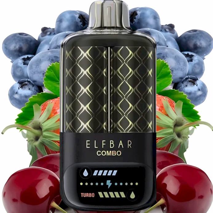 Elf Bar Combo 25000 - D48Z2 Blueberry Sour Raspberry & Cherry Vape Wholesale Prices