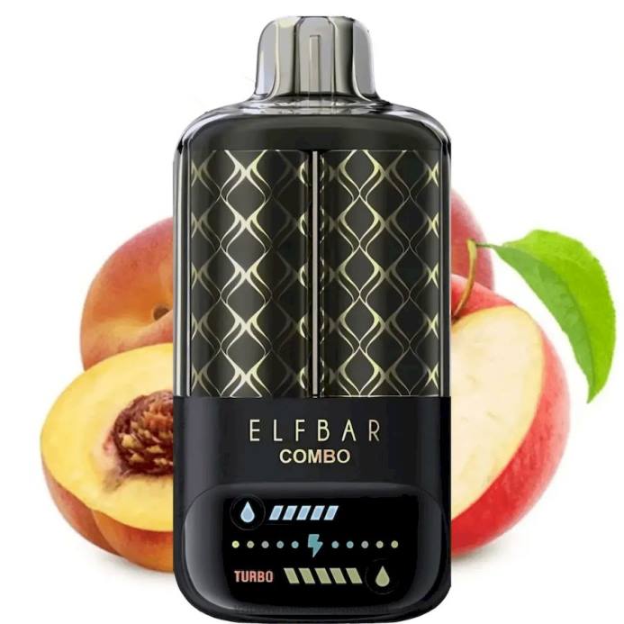 Elf Bar Combo 25000 - D48Z4 Apple & Juicy Peach Cheapest Vape Wholesale