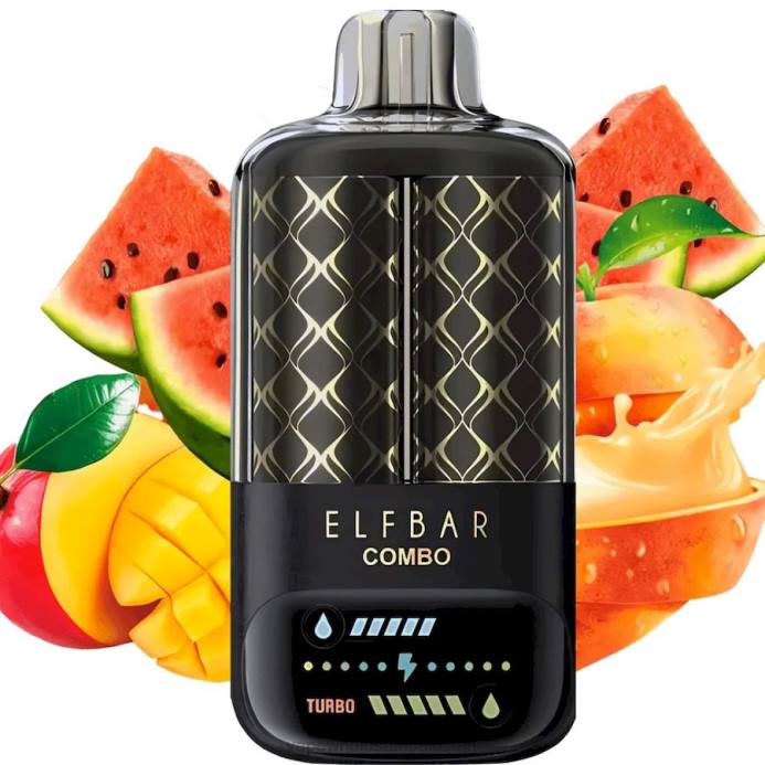 Elf Bar Combo 25000 - D48Z6 Peach Mango & Watermelon E Cig Wholesale