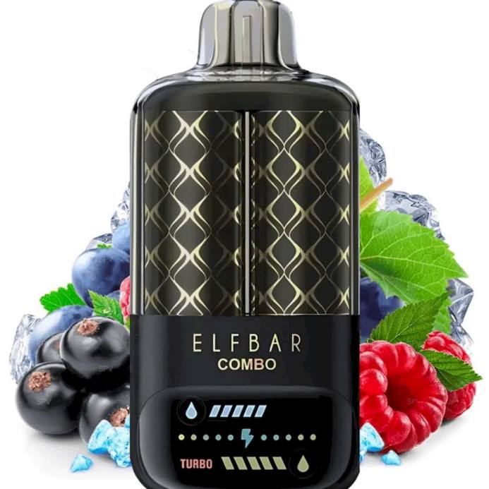 Elf Bar Combo 25000 - D48Z8 Blackcurrant Raspberry & Grape Electronic Cigarette Wholesale Supplier