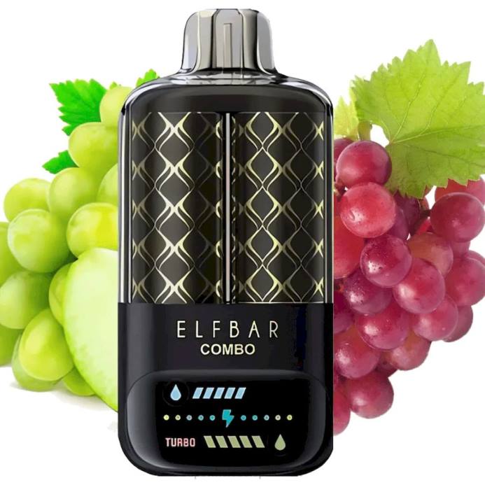 Elf Bar Combo 25000 - D48Z9 Green Grape & Grape E Cigarettes Wholesale Suppliers