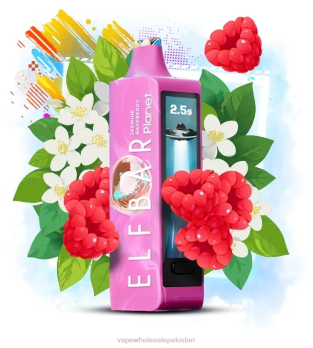 Elf Bar Planet 25000 - D48Z19 Jasmine Raspberry E Cigarettes Wholesale Suppliers