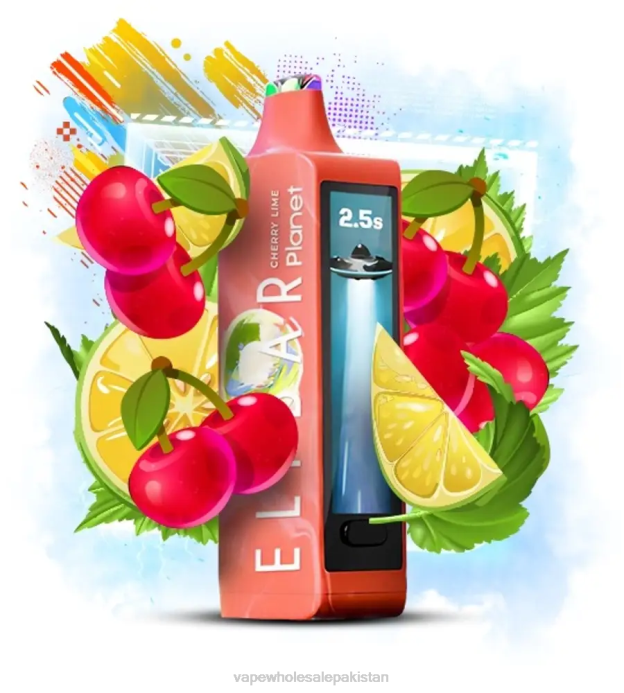 Elf Bar Planet 25000 - D48Z23 cherry lime Vape Companies In Pakistan