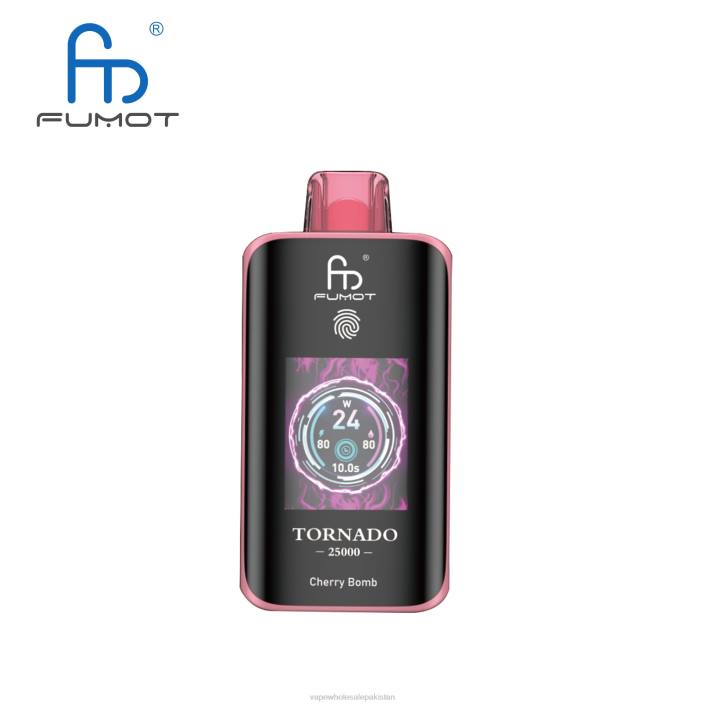 Vape Wholesale Supplier 20V84 Cherry Bomb - Fumot Tornado 25000 Disposable Vape