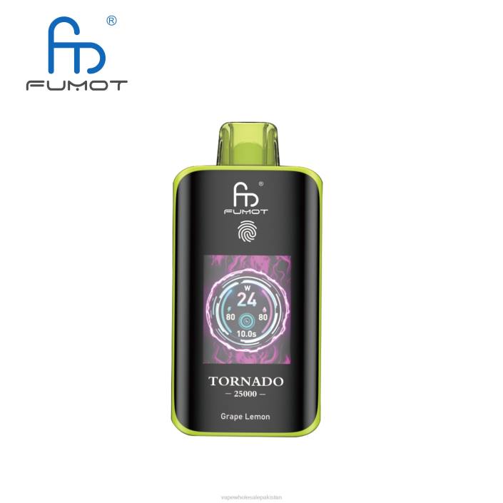 Vape Wholesale Supplier 20V86 Grape Lemon - Fumot Tornado 25000 Disposable Vape