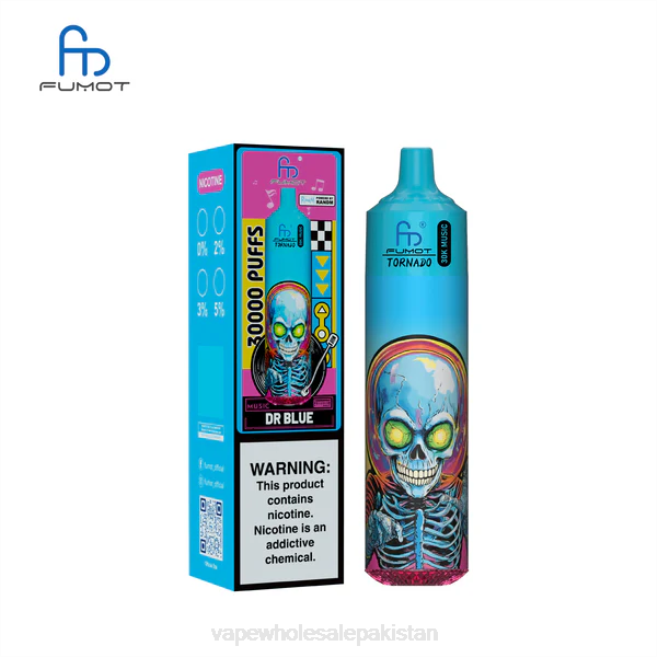 E Cigarette Wholesale BJ8812 Dr Blue Fumot Tornado 30K Music