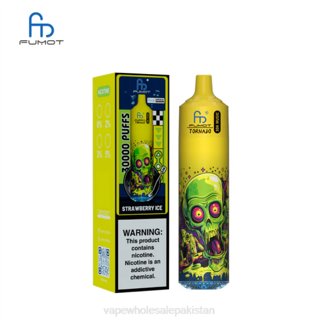 E Cigarette Wholesale BJ8826 Strawberry Ice Fumot Tornado 30K Music