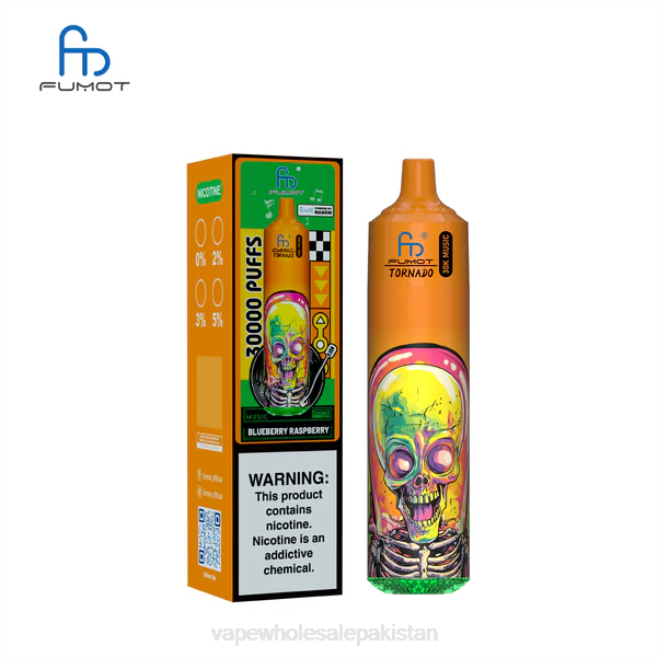 E Cigarette Wholesale BJ885 Blueberry Raspberry Fumot Tornado 30K Music