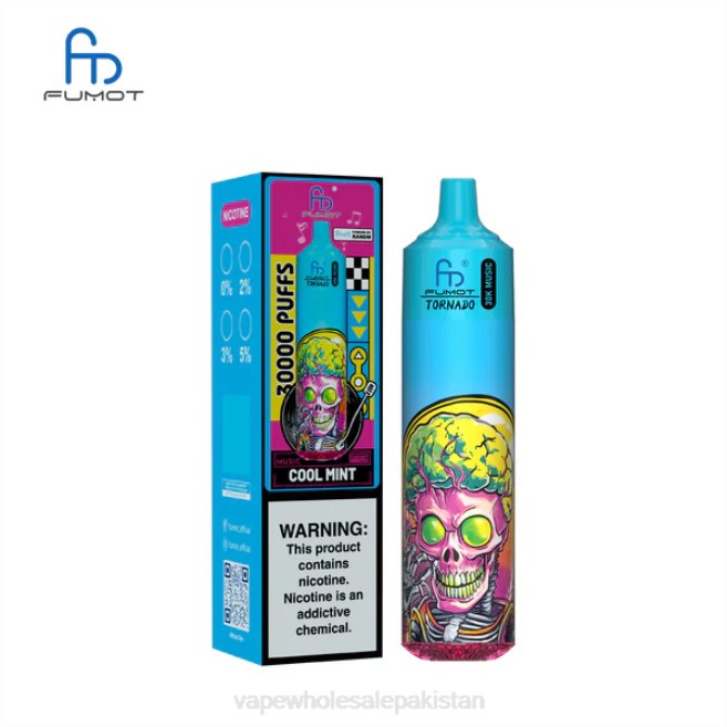 Vape Companies In Pakistan BJ8810 Cool Mint Fumot Tornado 30K Music