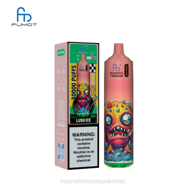 Vape Companies In Pakistan BJ8817 Lush Ice Fumot Tornado 30K Music