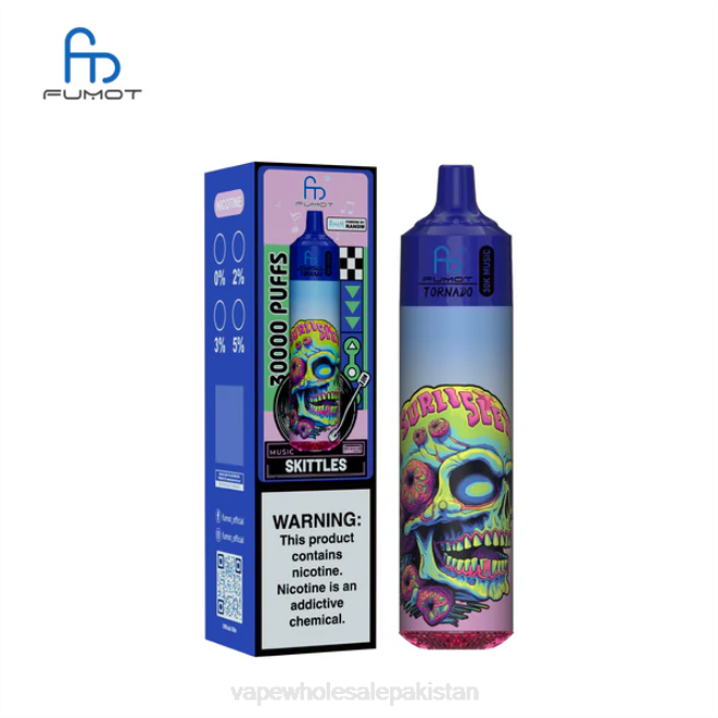 Vape Companies In Pakistan BJ8824 Skittles Fumot Tornado 30K Music