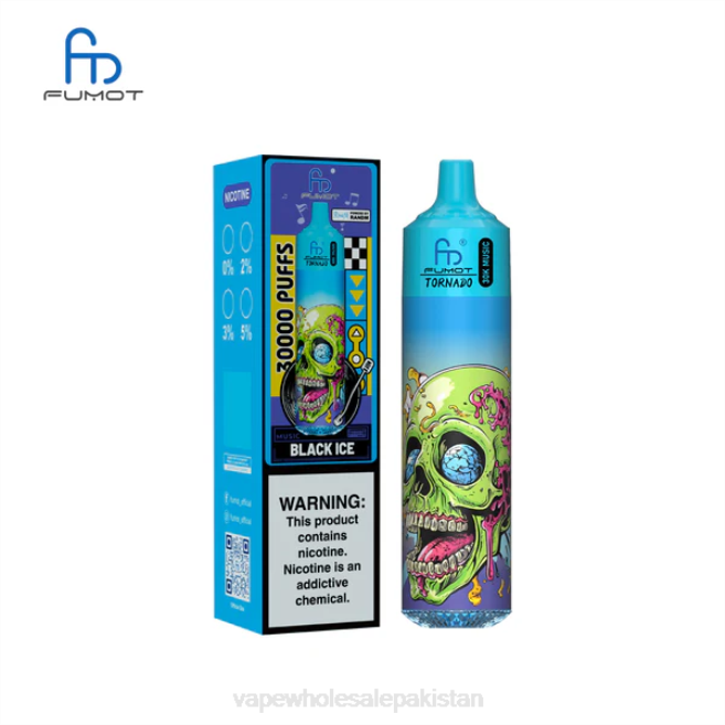 Vape Wholesale Prices BJ882 Black Ice Fumot Tornado 30K Music