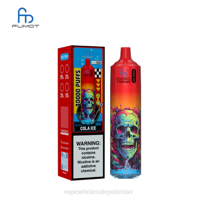 Vape Wholesale Prices BJ889 Cola Ice Fumot Tornado 30K Music