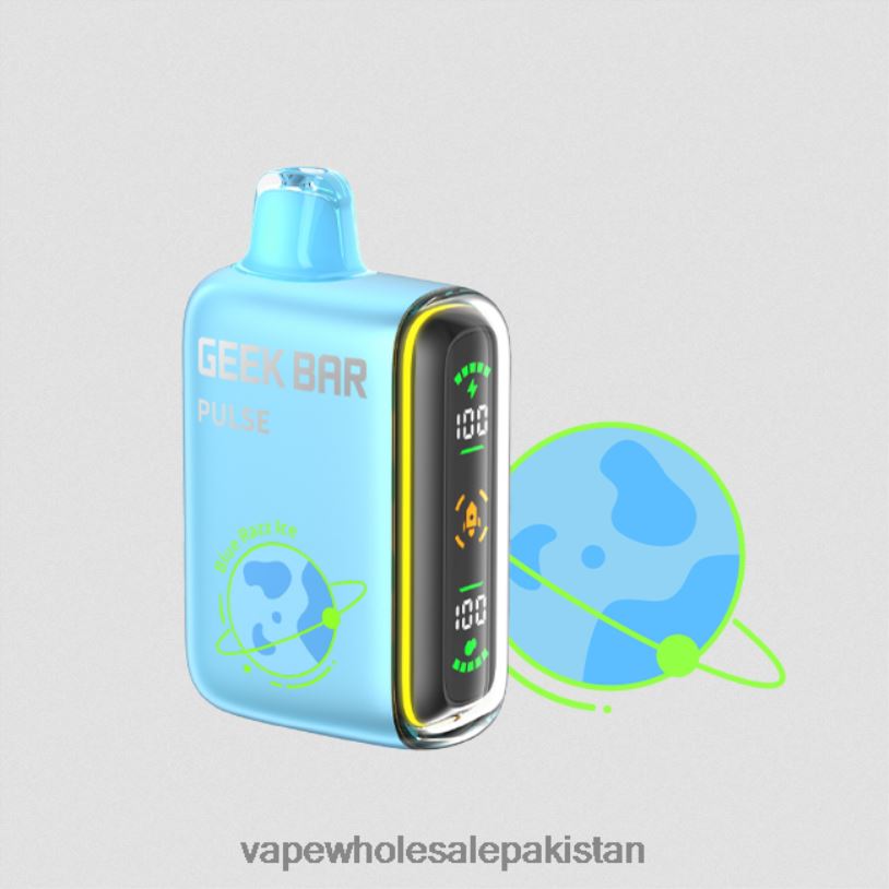 E Cig Wholesale Blue Razz Ice D42RL76 GEEK BAR Pulse Planet Edition 7500 PUFFS/15000 PUFFS