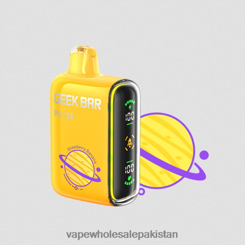 E Cigarette Wholesale Strawberry Banana D42RL75 GEEK BAR Pulse Planet Edition 7500 PUFFS/15000 PUFFS