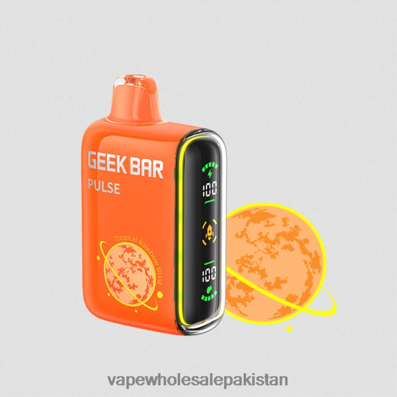 Electronic Cigarette Wholesale Supplier Tropical Rainbow Blast D42RL78 GEEK BAR Pulse Planet Edition 7500 PUFFS/15000 PUFFS