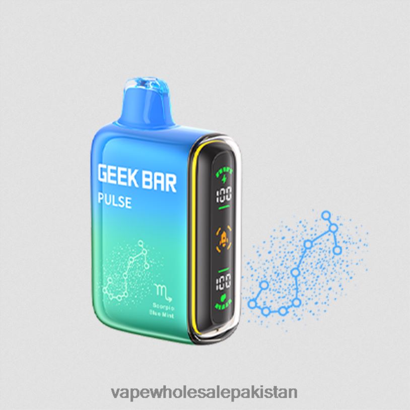 Vape Companies In Pakistan Blue Mint D42RL73 GEEK BAR Pulse Zodiac Edition 7500 PUFFS/15000 PUFFS
