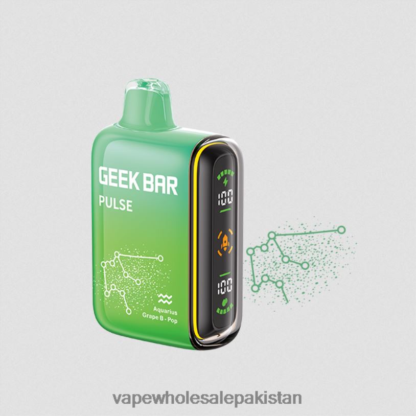 Vape Wholesale Pakistan Grape Blow Pop D42RL71 GEEK BAR Pulse Zodiac Edition 7500 PUFFS/15000 PUFFS
