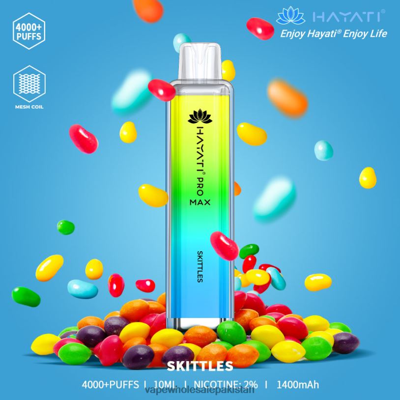 Cheapest Vape Wholesale Skittles D42RL174 Hayati Pro Max 4000