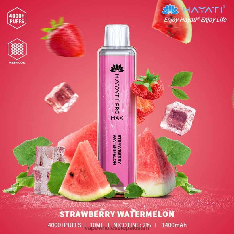 Electronic Cigarette Wholesale Strawberry Watermelon D42RL177 Hayati Pro Max 4000