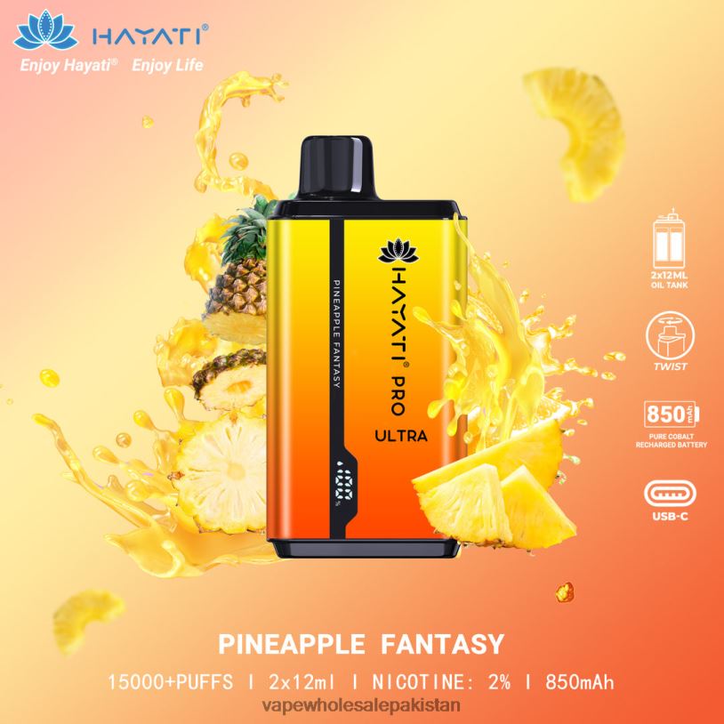 Vape Companies In Pakistan Pineapple Fantasy D42RL213 Hayati Pro Ultra