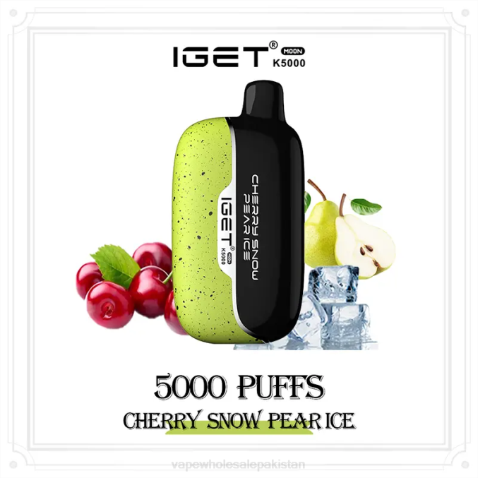 E Cigarette Wholesale NXJ05 Cherry Snow Pear Ice IGET Moon K5000
