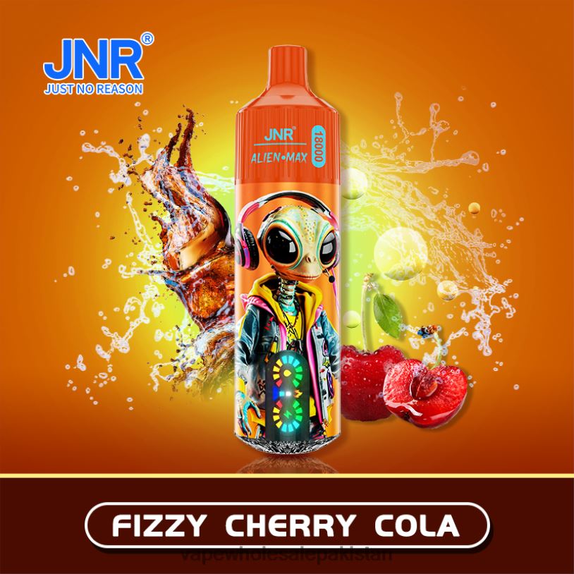 Electronic Cigarette Wholesale Supplier Fizzy Cherry Cola D42RL578 JNR ALIEN MAX