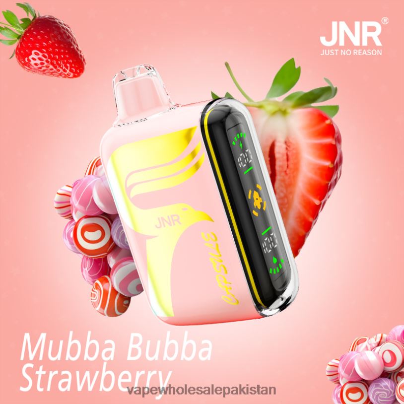 Electronic Cigarette Wholesale Mubba-Bubba-Strawberry D42RL607 JNR CAPSULE