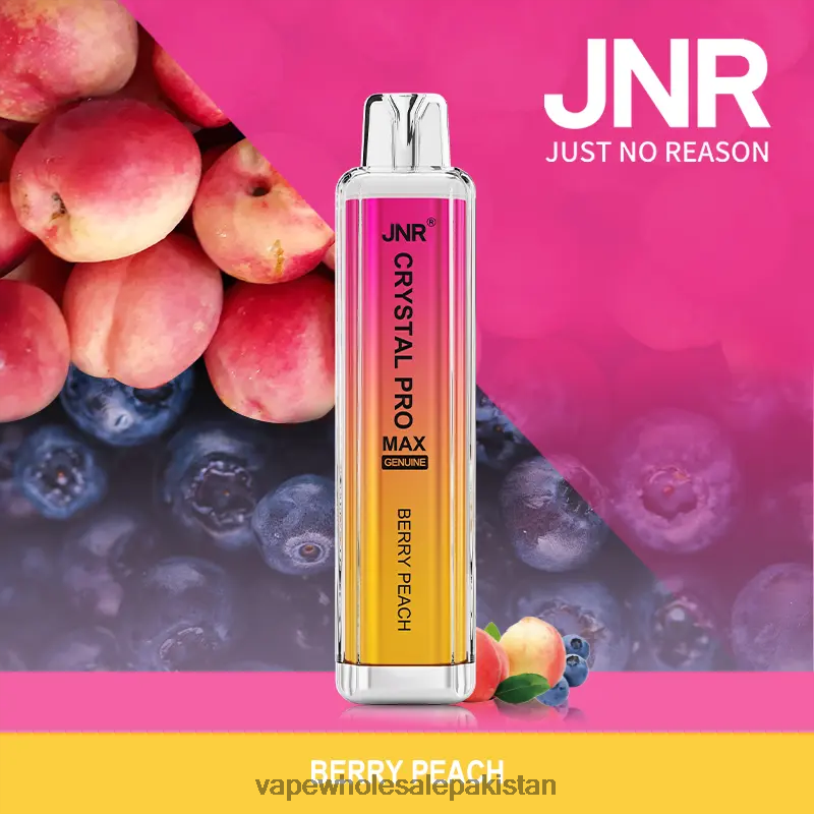 E Cigarette Wholesale Berry Peach D42RL725 JNR CRYSTAL PRO MAX