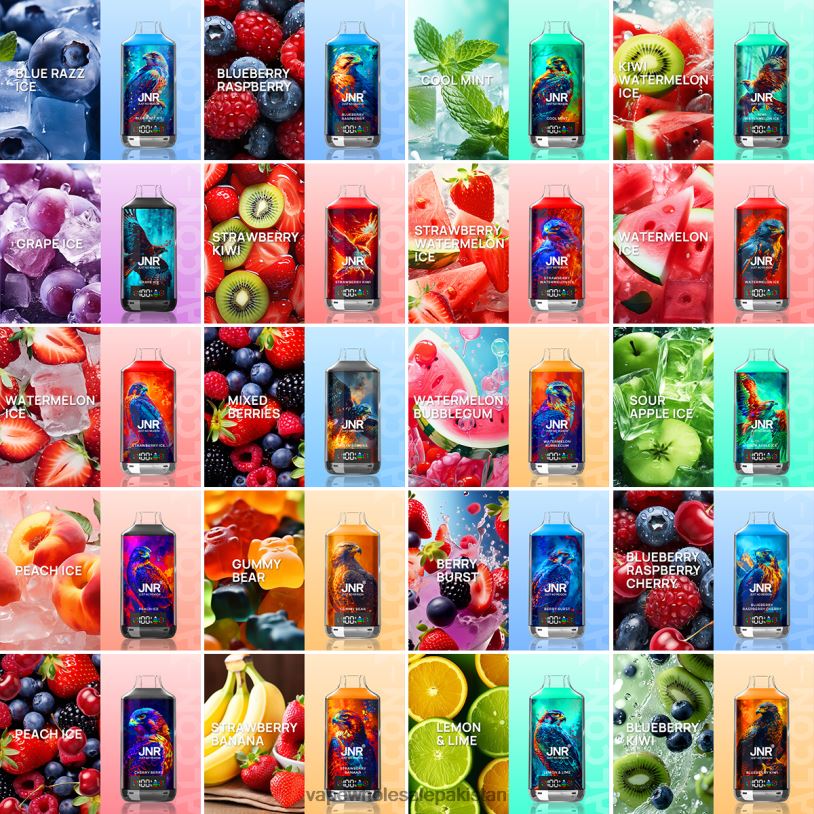 Vape Wholesale Pakistan Strawberry Ice D42RL551 JNR FALCON-X