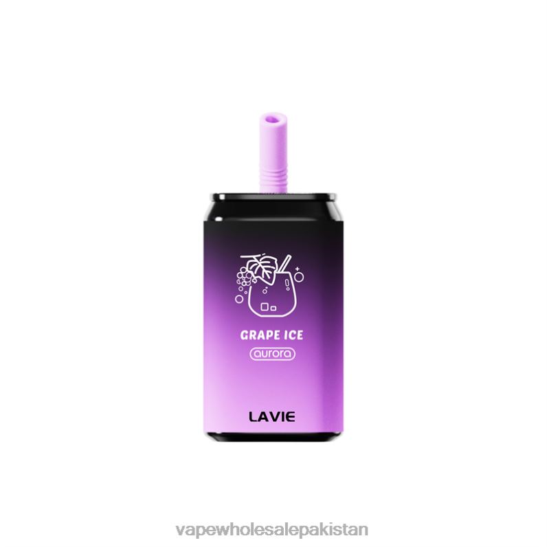 LAVIE Aurora 11000 Puffs HLND2151 | Vape Wholesale Pakistan Grape Ice