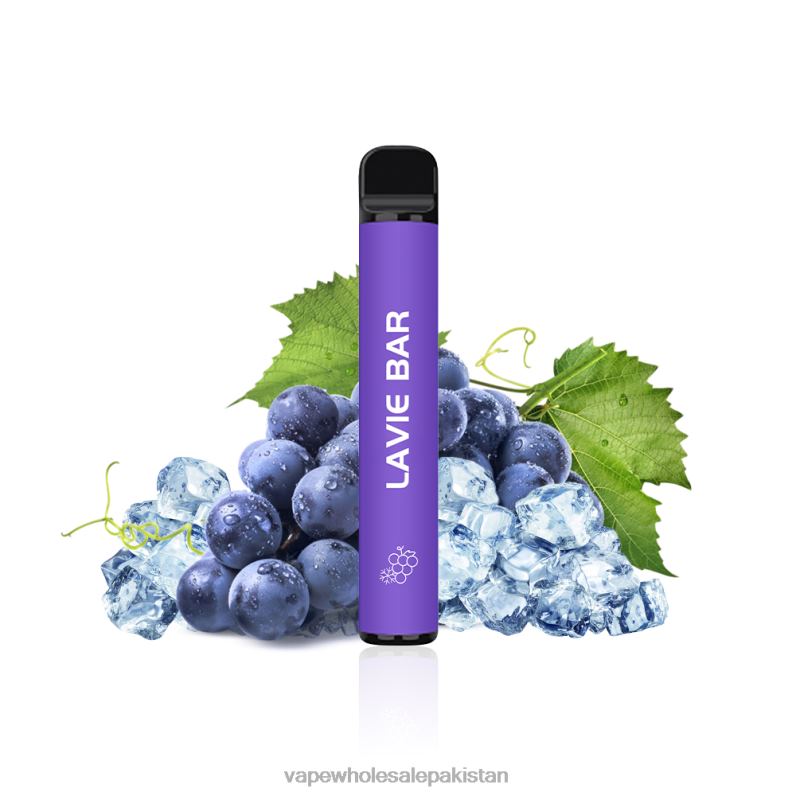 LAVIE BAR 2% Version 800 Puffs HLND2322 | Vape Wholesale Prices Grape Ice