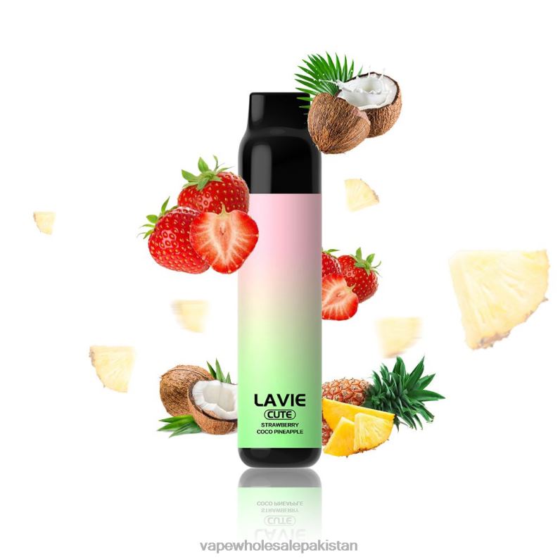 LAVIE BAR 3000 Puffs HLND2291 | Vape Wholesale Pakistan Strawberry Coco Apple