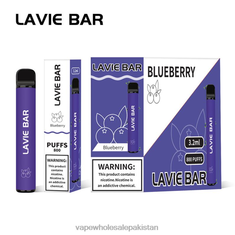 LAVIE BAR 800 Puffs HLND2310 | Electronic Cigarette Wholesale Price Blueberry Ice