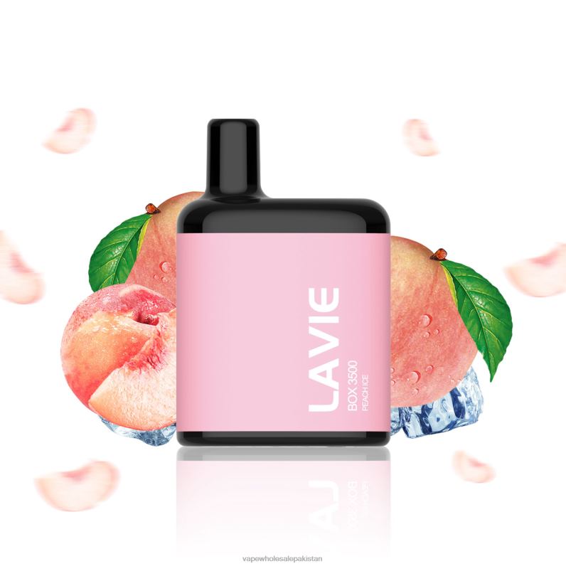 LAVIE BOX 3500 Puffs HLND2209 | E Cigarettes Wholesale Suppliers Peach Ice