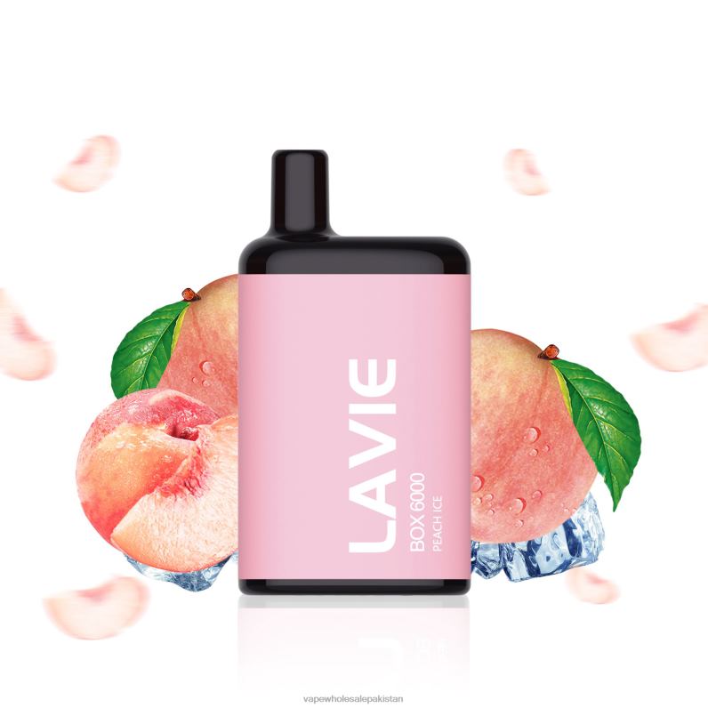 LAVIE BOX 6000 Puffs HLND2200 | Electronic Cigarette Wholesale Price Peach Ice
