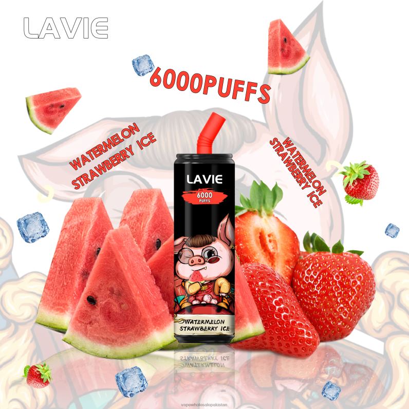 LAVIE Coke BAR 6000 Puffs HLND2267 | Electronic Cigarette Wholesale Watermelon Strawberry Ice