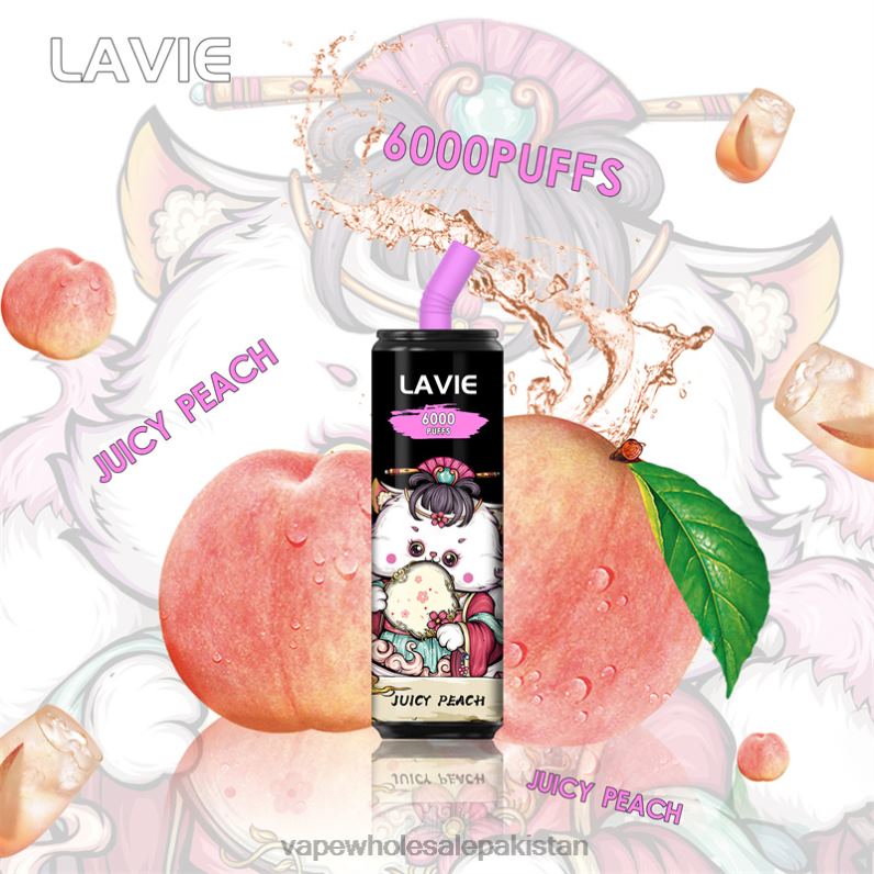 LAVIE Coke BAR 6000 Puffs HLND2271 | Vape Wholesale Pakistan Juicy Peach