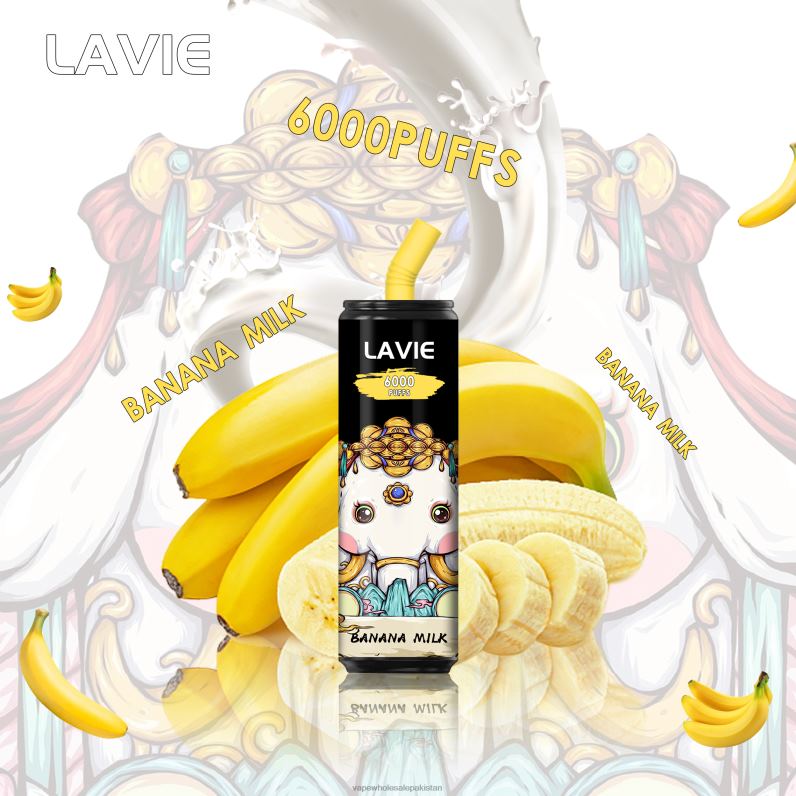 LAVIE Coke BAR 6000 Puffs HLND2274 | Cheapest Vape Wholesale Banana Milk