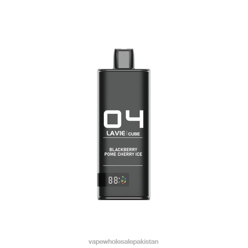 LAVIE Cube 20000 Puffs HLND238 | Electronic Cigarette Wholesale Supplier Blackberry Pome Cherry Ice
