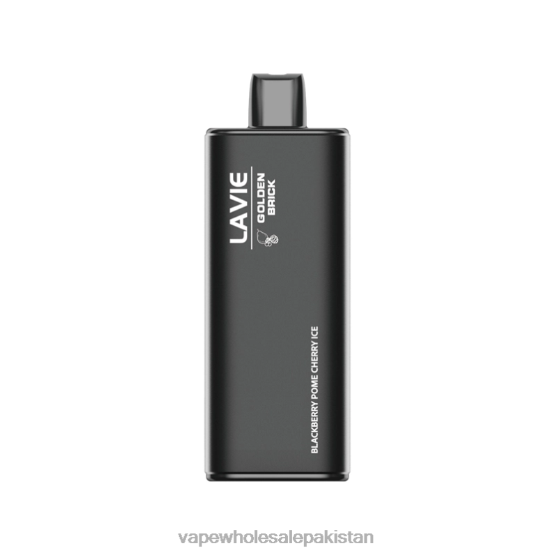 LAVIE GOLDEN BRICK 10000 Puffs HLND254 | Cheapest Vape Wholesale Blackberry Pome Cherry Ice