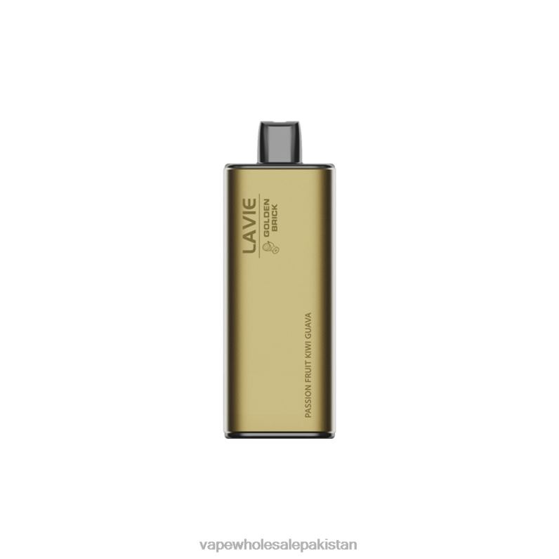 LAVIE GOLDEN BRICK 10000 Puffs HLND263 | Vape Companies In Pakistan Passion Fruit Kiwi Guava