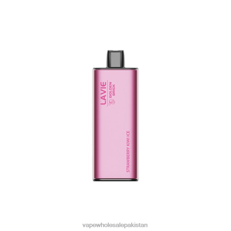 LAVIE GOLDEN BRICK 10000 Puffs HLND265 | E Cigarette Wholesale Strawberry Kiwi Ice