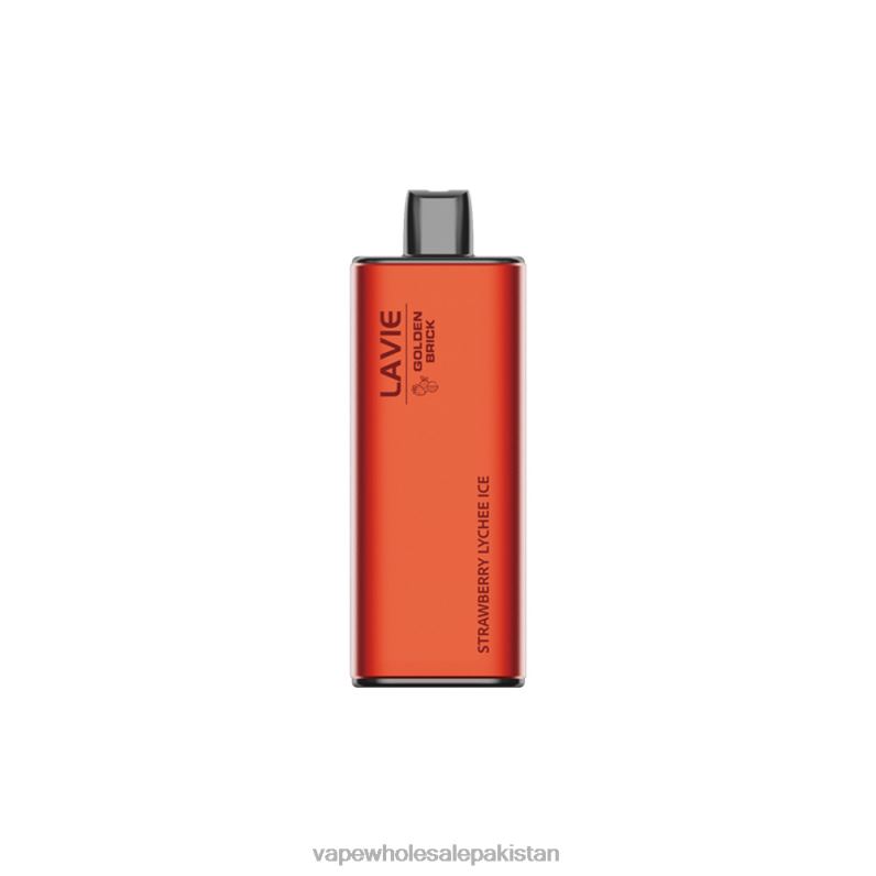 LAVIE GOLDEN BRICK 10000 Puffs HLND267 | Electronic Cigarette Wholesale Strawberry Lychee Ice