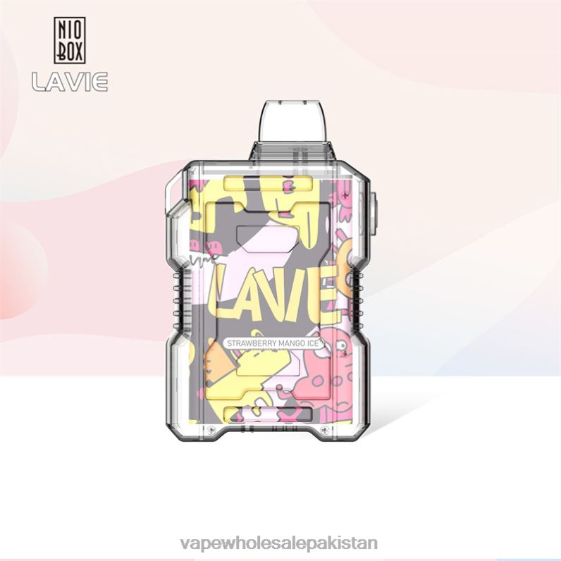 LAVIE NIO BOX 9000 Puffs HLND2190 | Electronic Cigarette Wholesale Price Strawberry Mango Ice