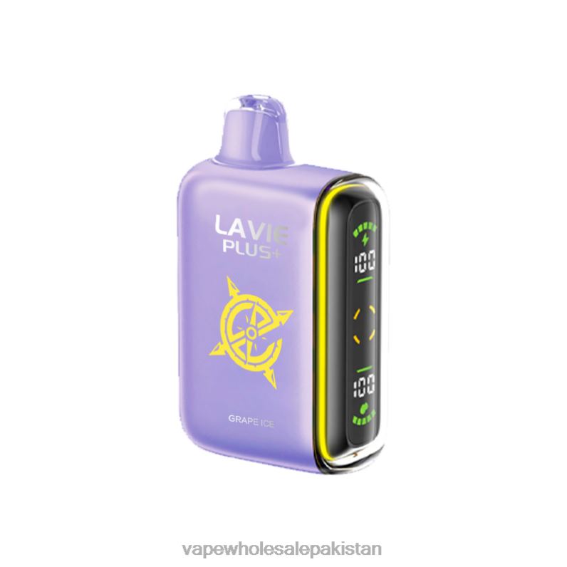 LAVIE PLUS 15000 Puffs HLND2103 | Vape Companies In Pakistan Grape Ice