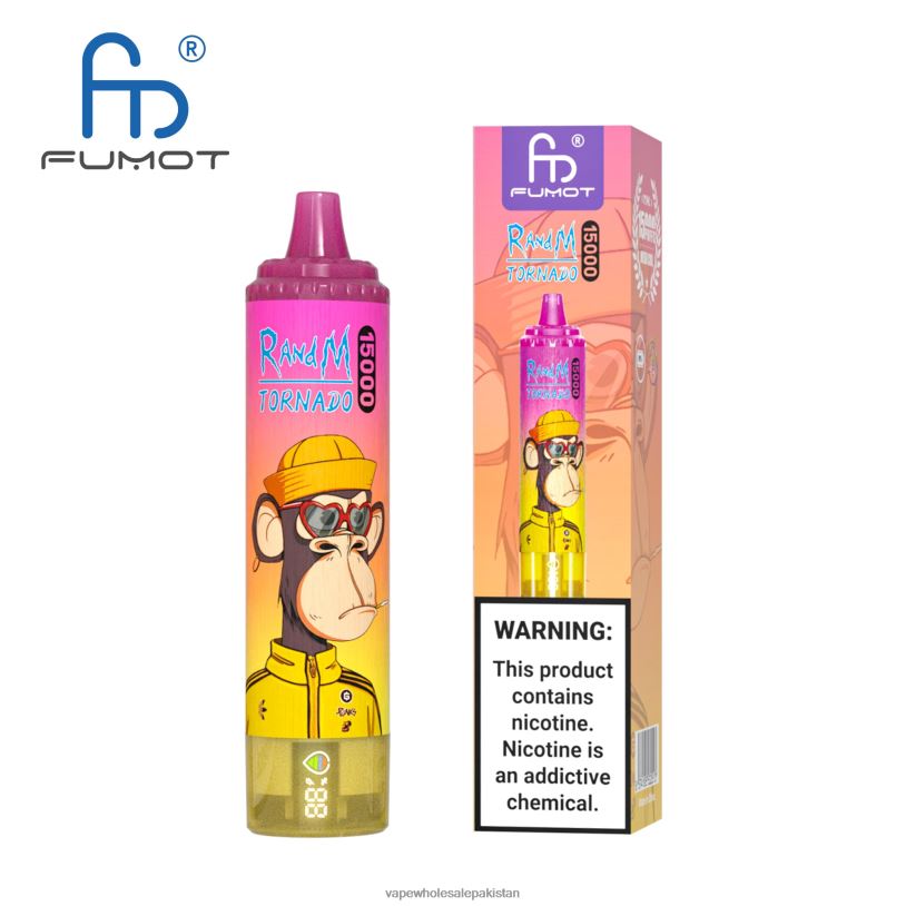 Vape Companies In Pakistan Disposable D42RL3 RandM Tornado 15000 5%