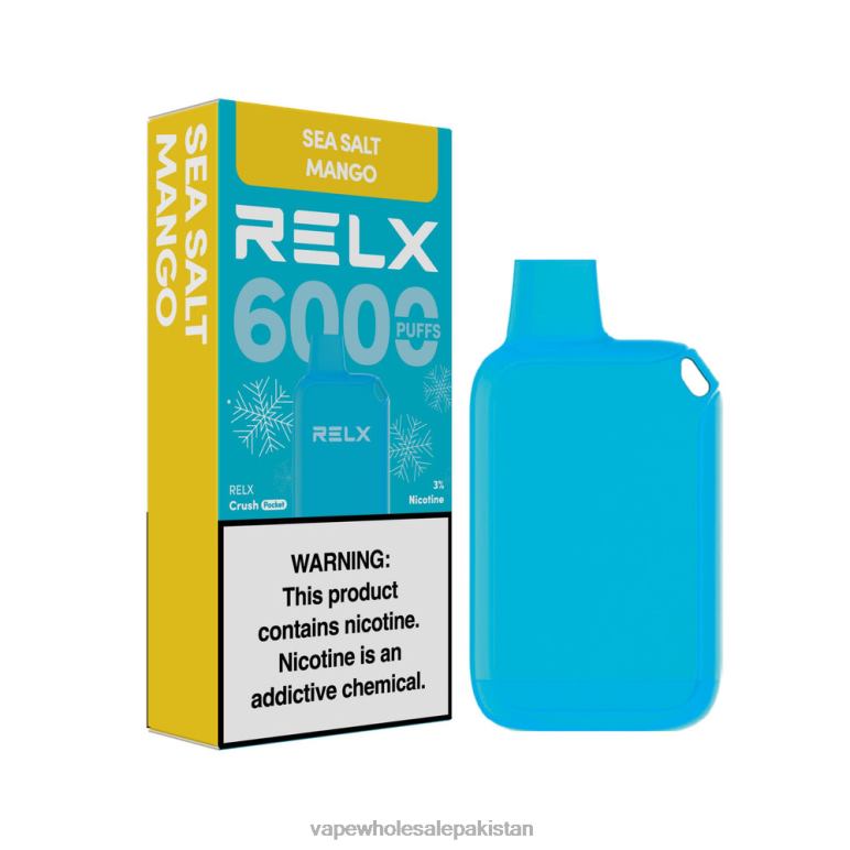 Vape Companies In Pakistan 8F68613 - Sea Salt Mango RELX Crush Pocket 6000 Icy