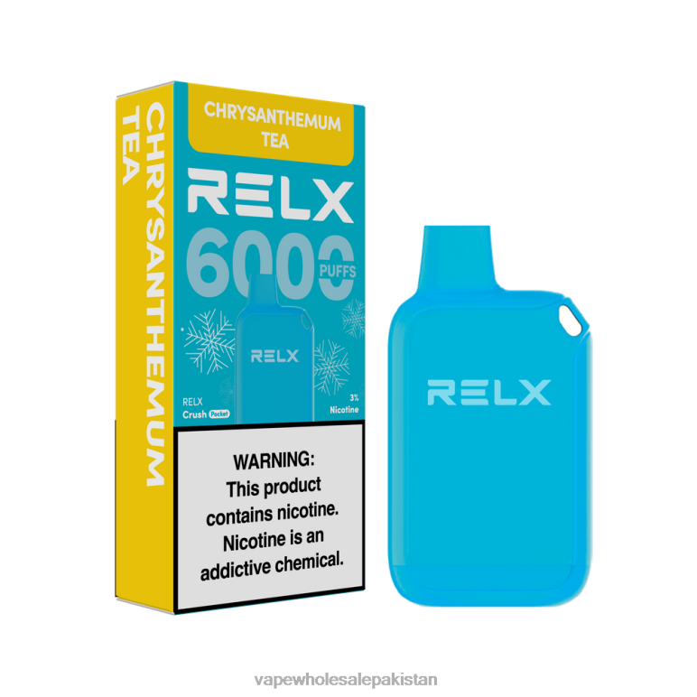 Vape Wholesale Pakistan 8F68621 - Chrysanthemum Tea RELX Crush Pocket 6000 Icy