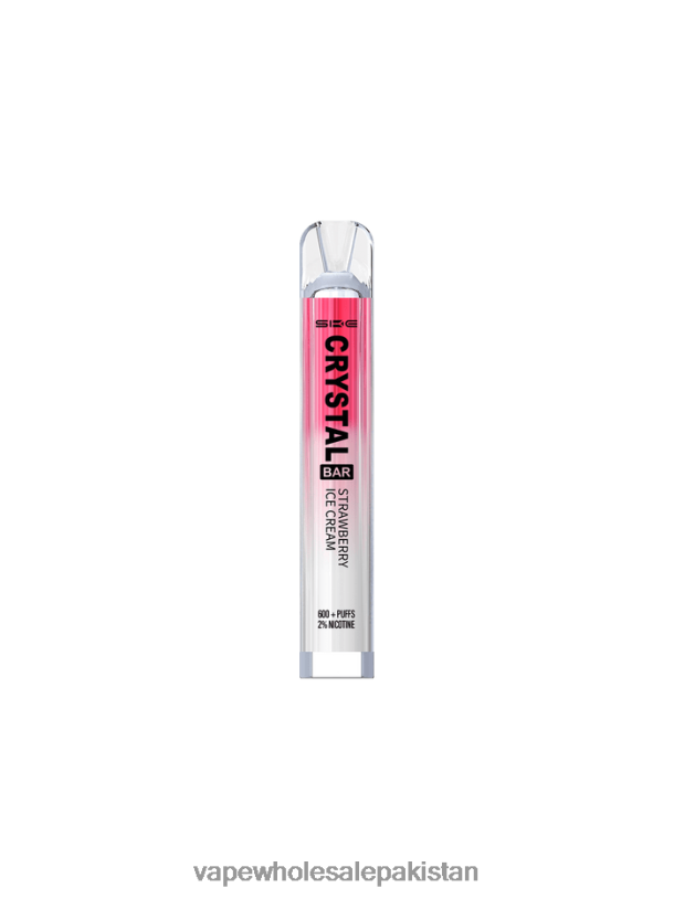 E Cigarette Wholesale Strawberry Ice Cream D42RL265 SKE Crystal Bar Disposable Vape 600 Puffs